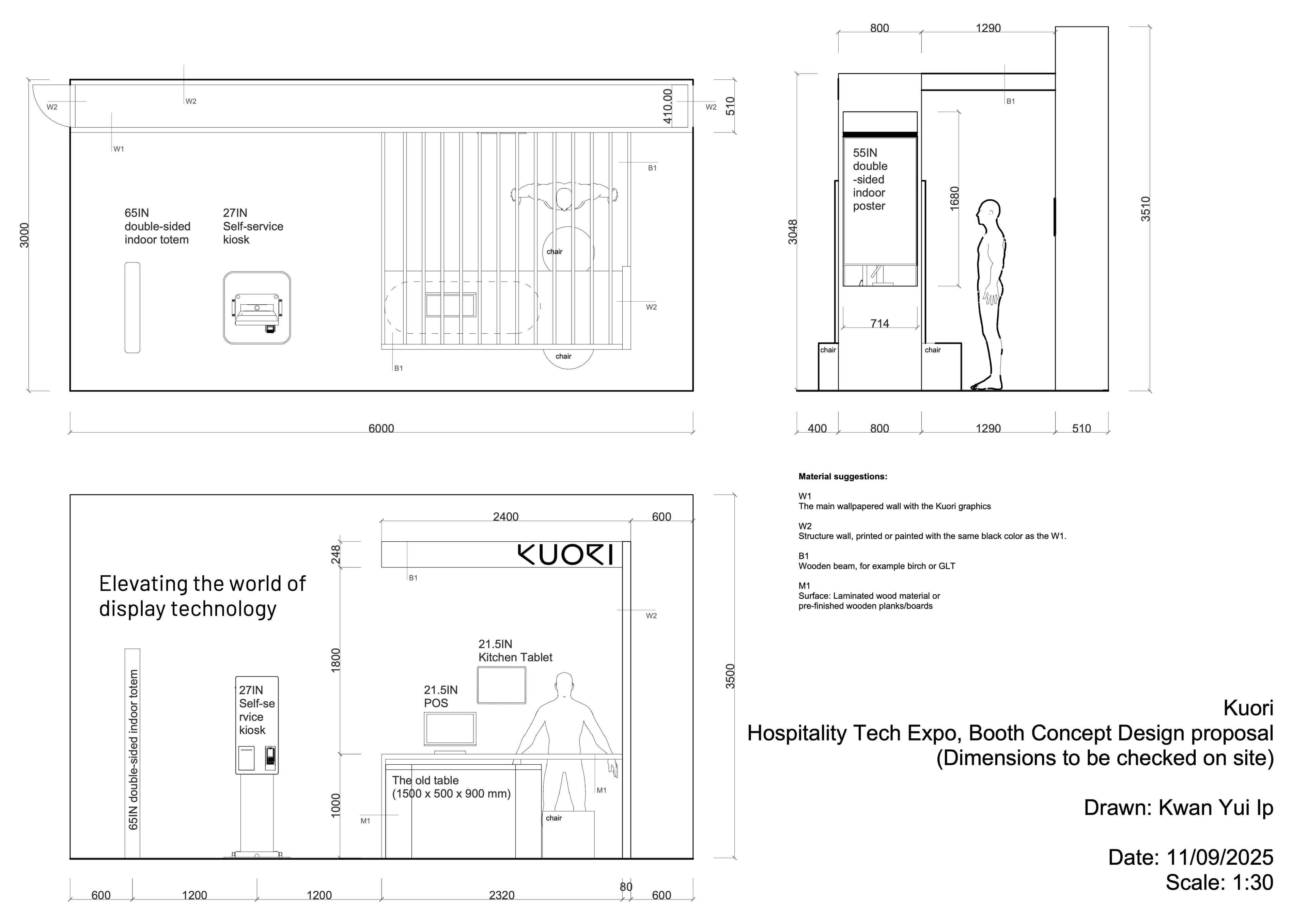 Messuständin piirustus