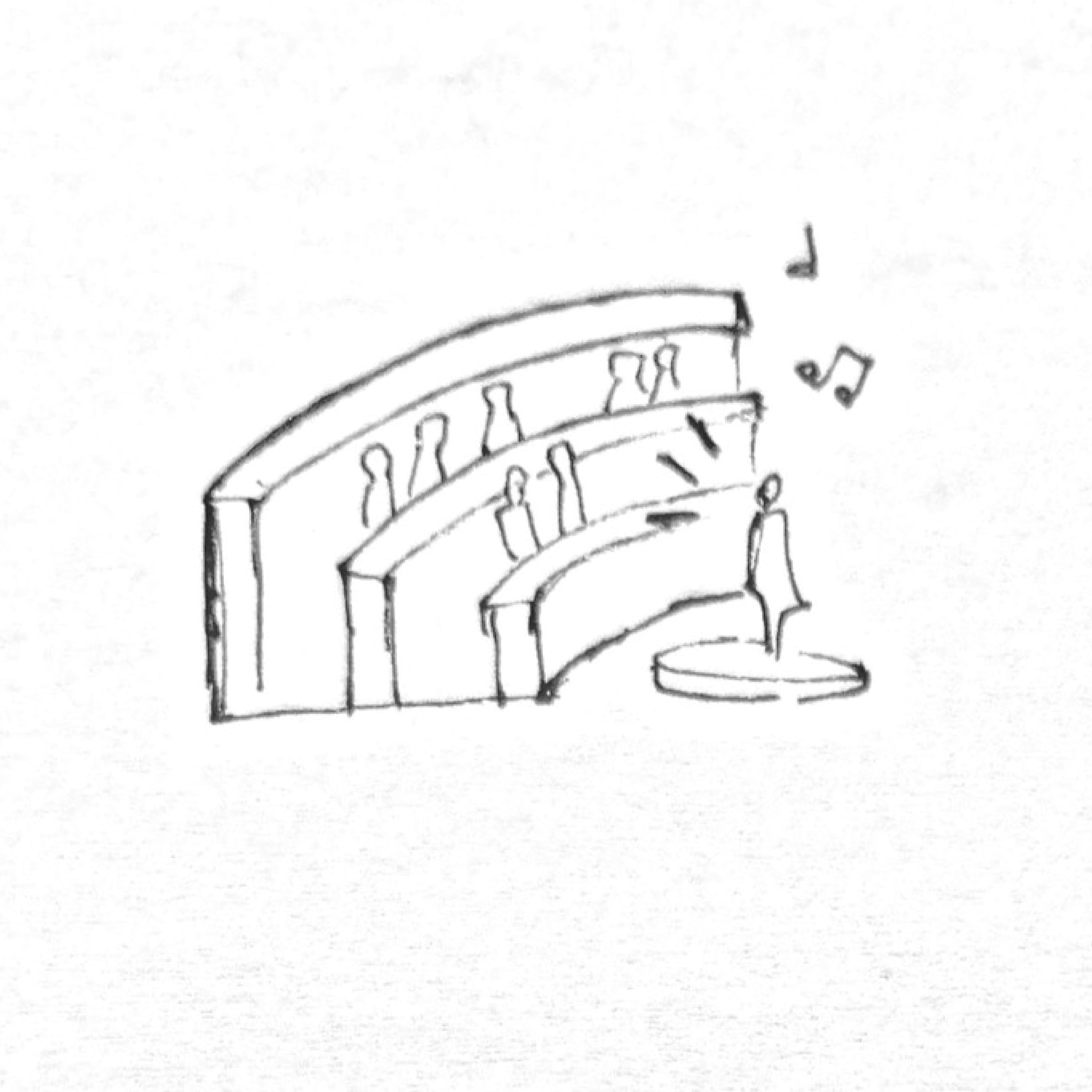 Sketch, gather people