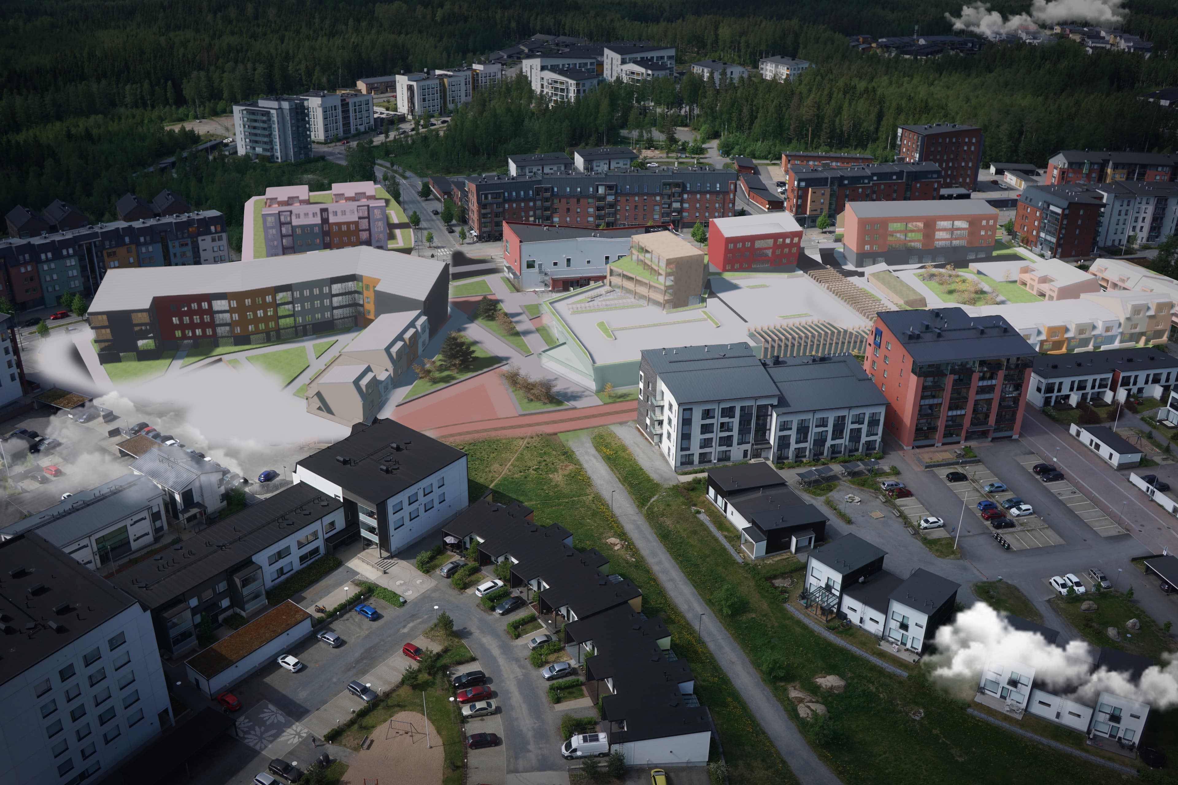 Ilmakuva suunnitelmasta