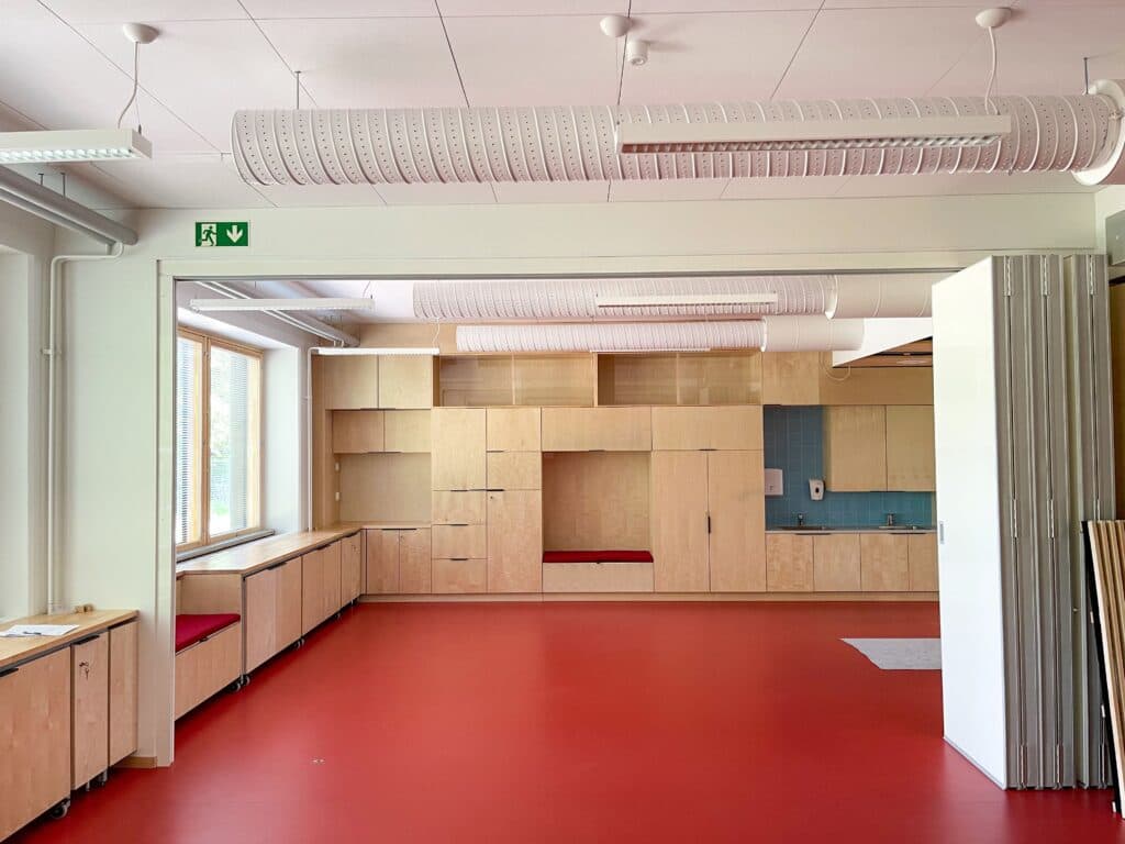 Röykän koulu sisätila